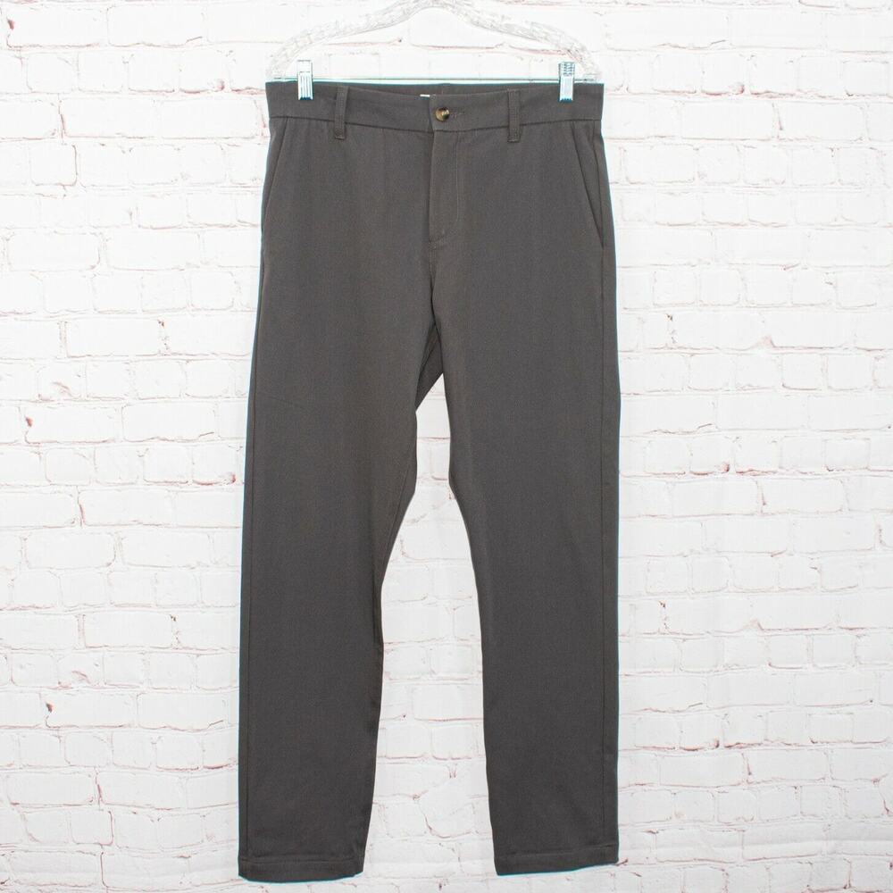 Oliver Apparel slim Chino Pants Gray Twill Nylon Men's Size 32